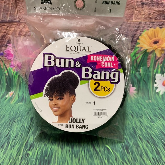Freetress Equal Bohemian Jolly Bun & Bang Set - Picture 3 of 4